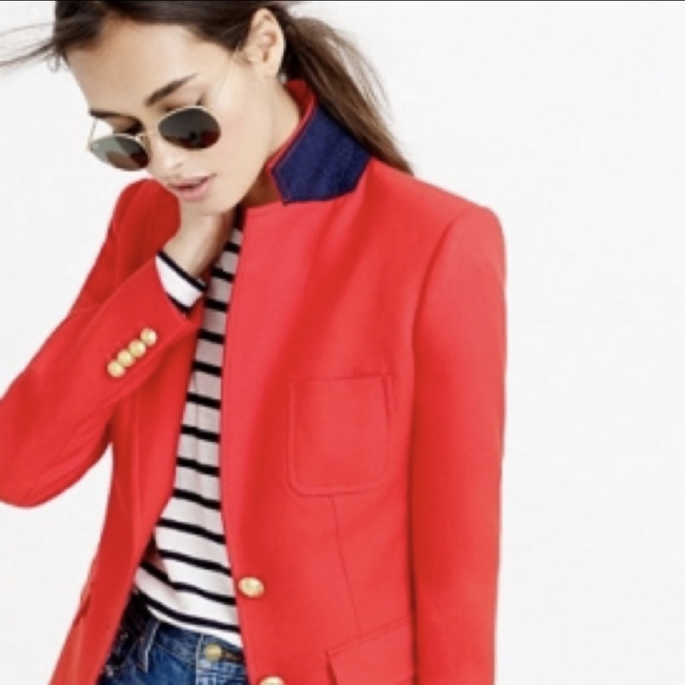 J.Crew Rhodes Blazer in Italian Wool sz 4TALL